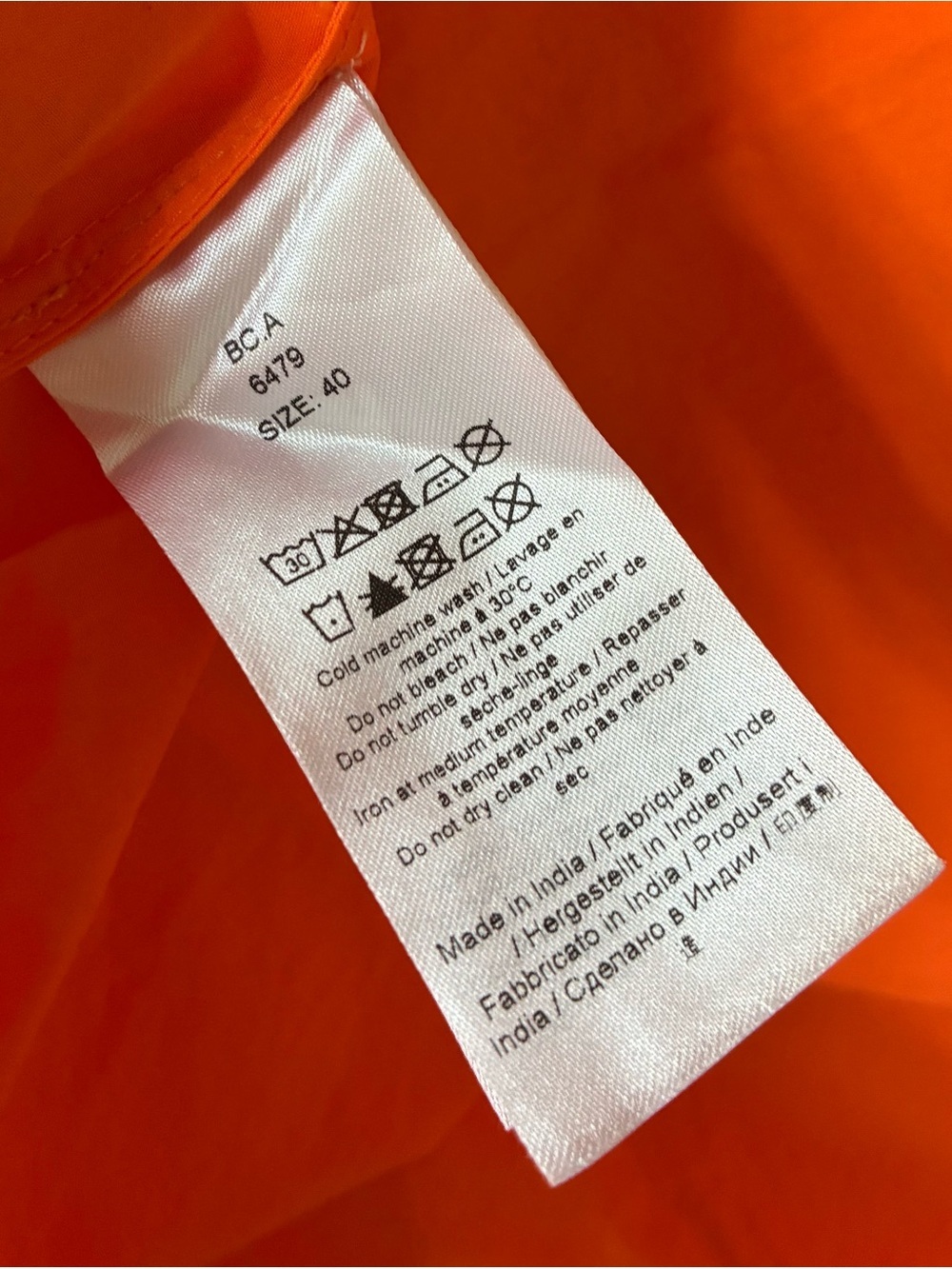 GANNI Cotton Poplin Maxi Strap Dress Orange Size 40 8/10 L - Picture 6 of 8